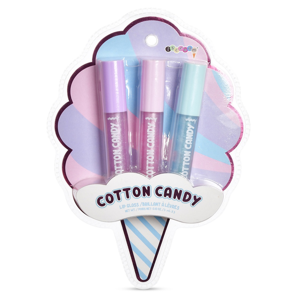 Cotton Candy Lip Gloss Trio Iscream
